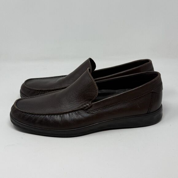 Ecco S Lite Moc Loafers Mens 10 - 10.5 EU 44 Brown Leather Slip On Comfort Shoes main image 14
